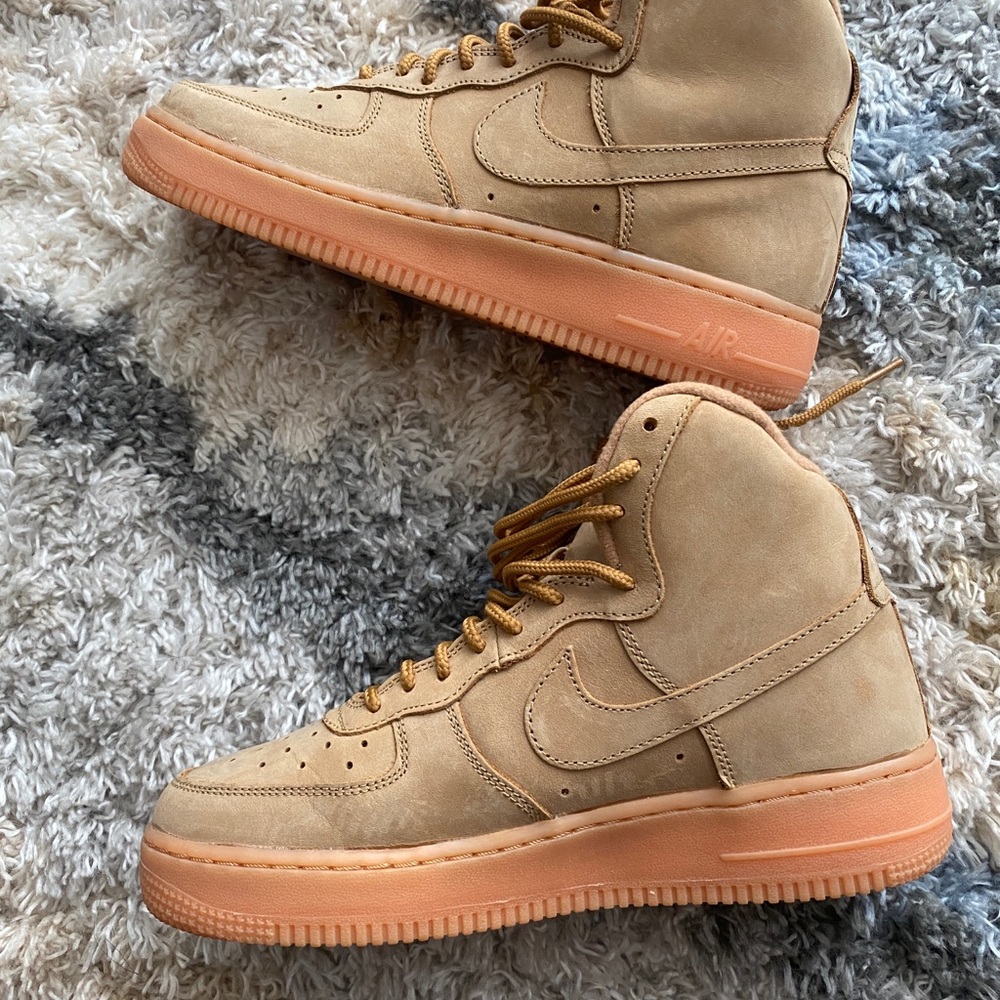 Air Force 1 High WB - Flax (GS)